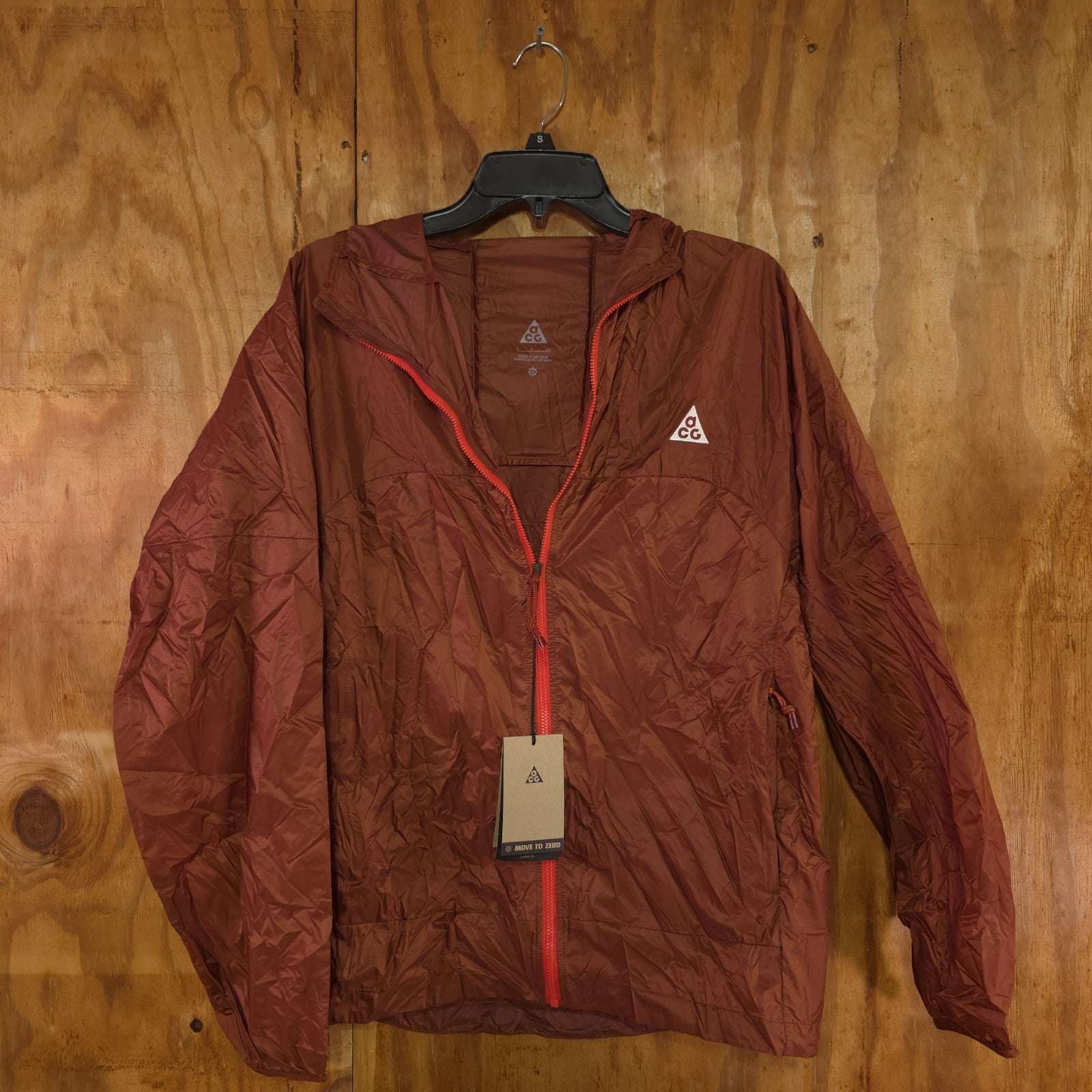 Nike ACG Jacket Windproof Cinder Cone Mens NWT Size Small DB0978-245 - Dad Denim