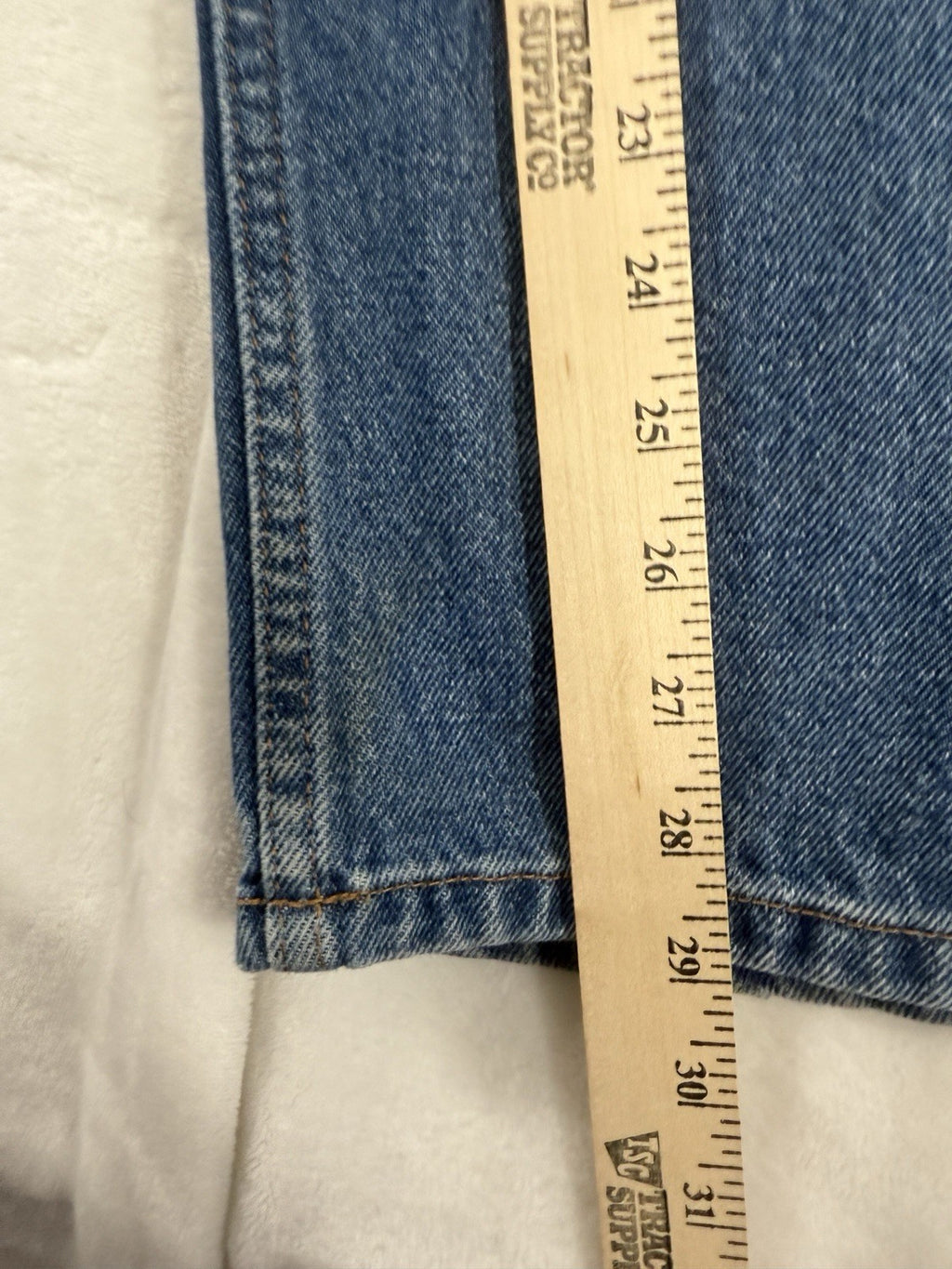 LL Bean Jeans Men’s 42x29 Blue Straight Leg Big Tall Comfort Waist DAD DENIM