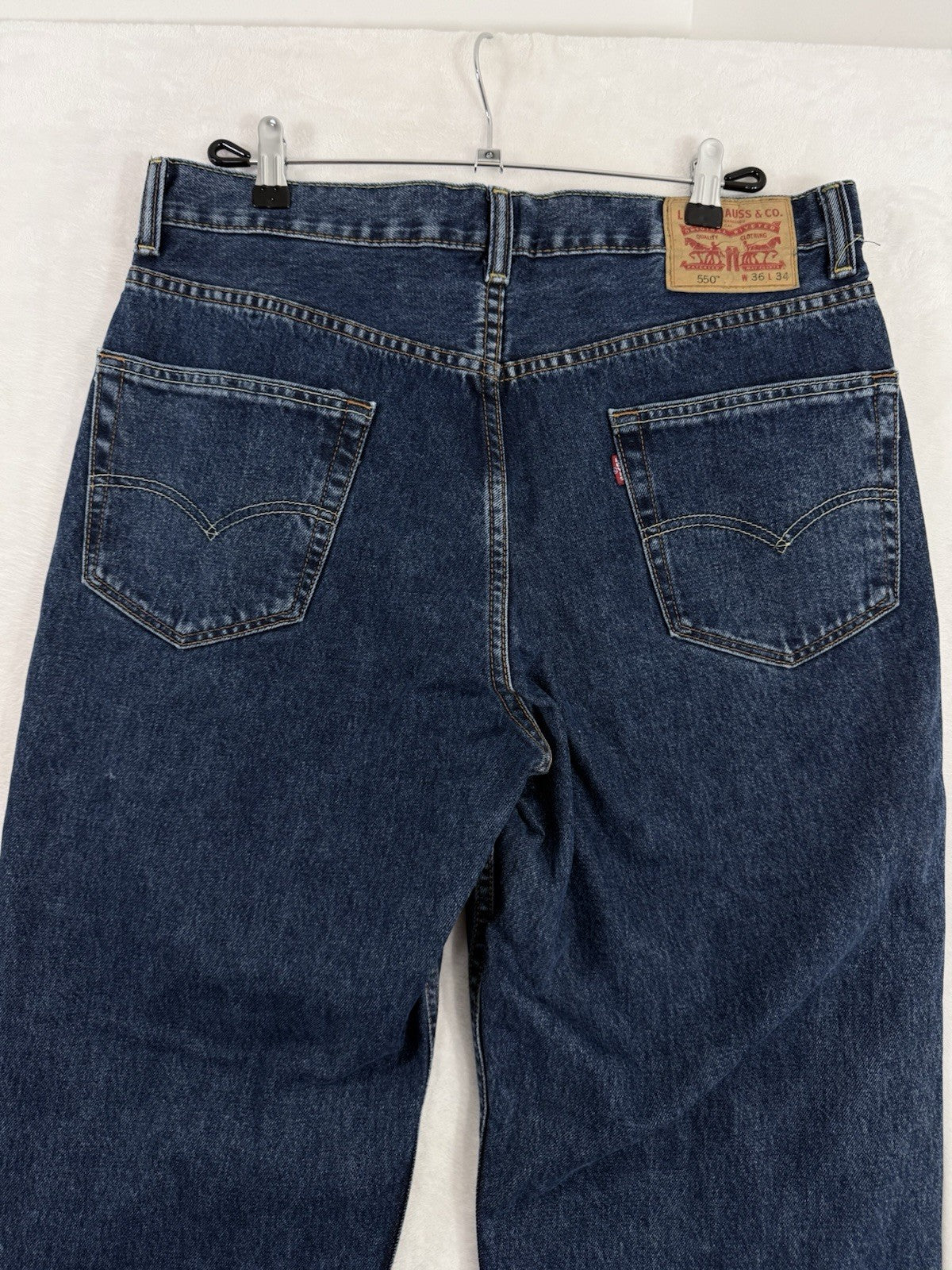 Levi’s 550 Jeans 36x35 Men’s Blue Levis Tapered Denim - DAD DENIM