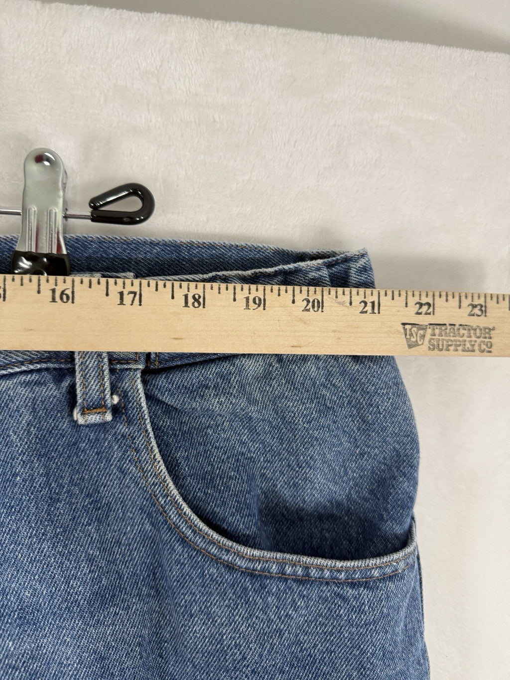 LL Bean Jeans Men’s 42x29 Blue Straight Leg Big Tall Comfort Waist DAD DENIM