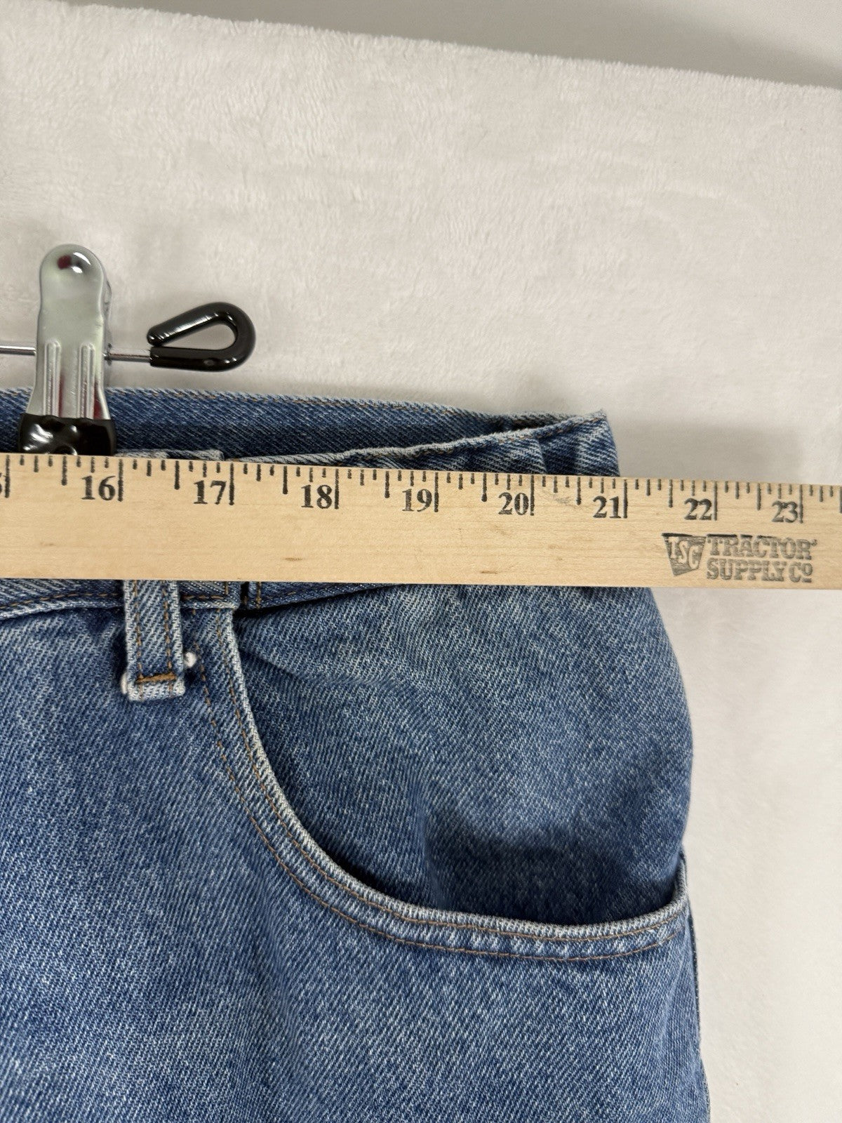 LL Bean Jeans Men’s 42x29 Blue Straight Leg Big Tall Comfort Waist DAD DENIM