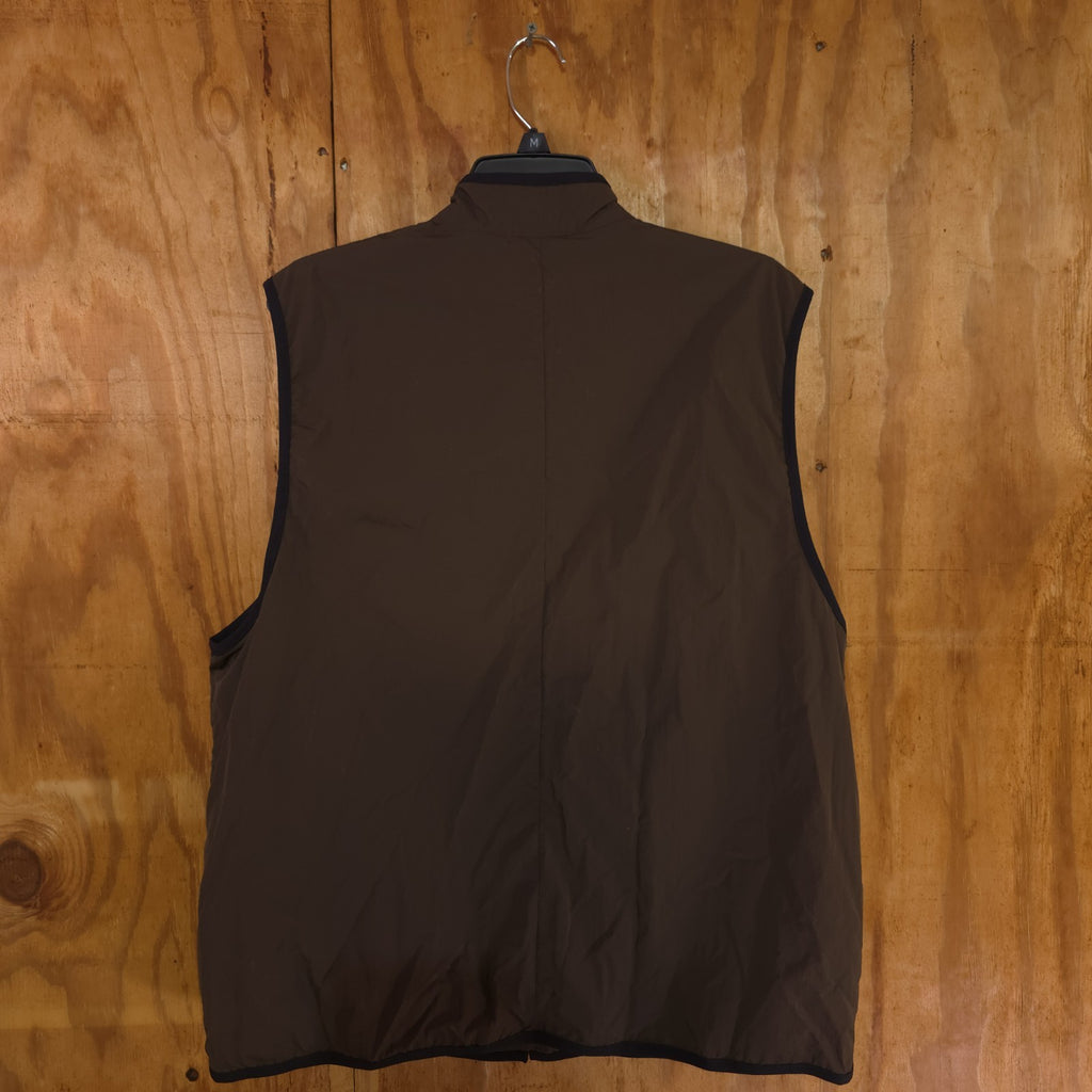 NIKE Vest Tech Woven Light Weight SIZE LARGE Mens Brown - NWT DAD DENIM