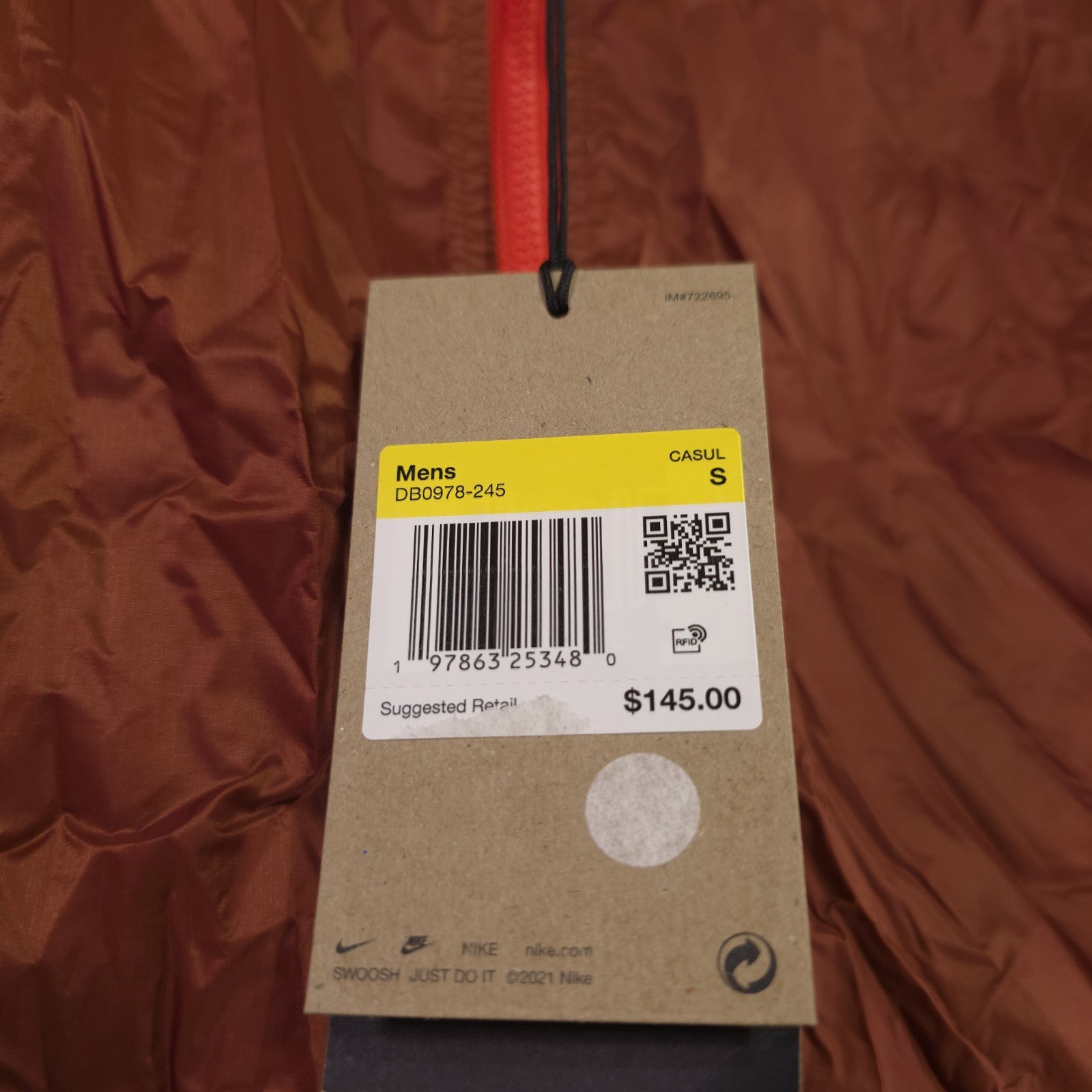 Nike ACG Jacket Windproof Cinder Cone Mens NWT Size Small DB0978-245 - Dad Denim