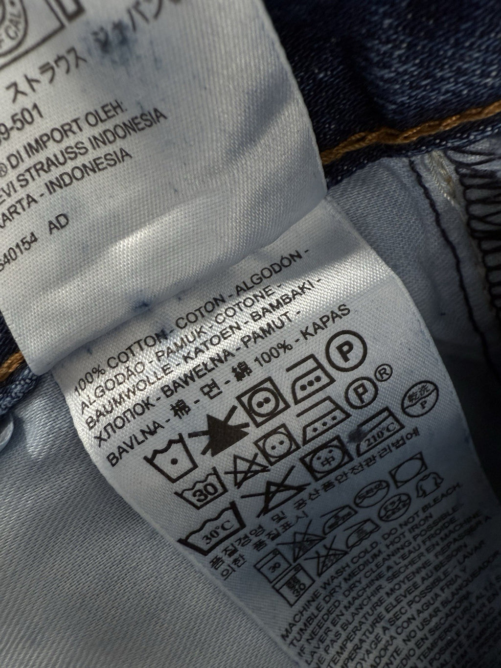 Levi’s 550 Jeans 36x35 Men’s Blue Levis Tapered Denim - DAD DENIM