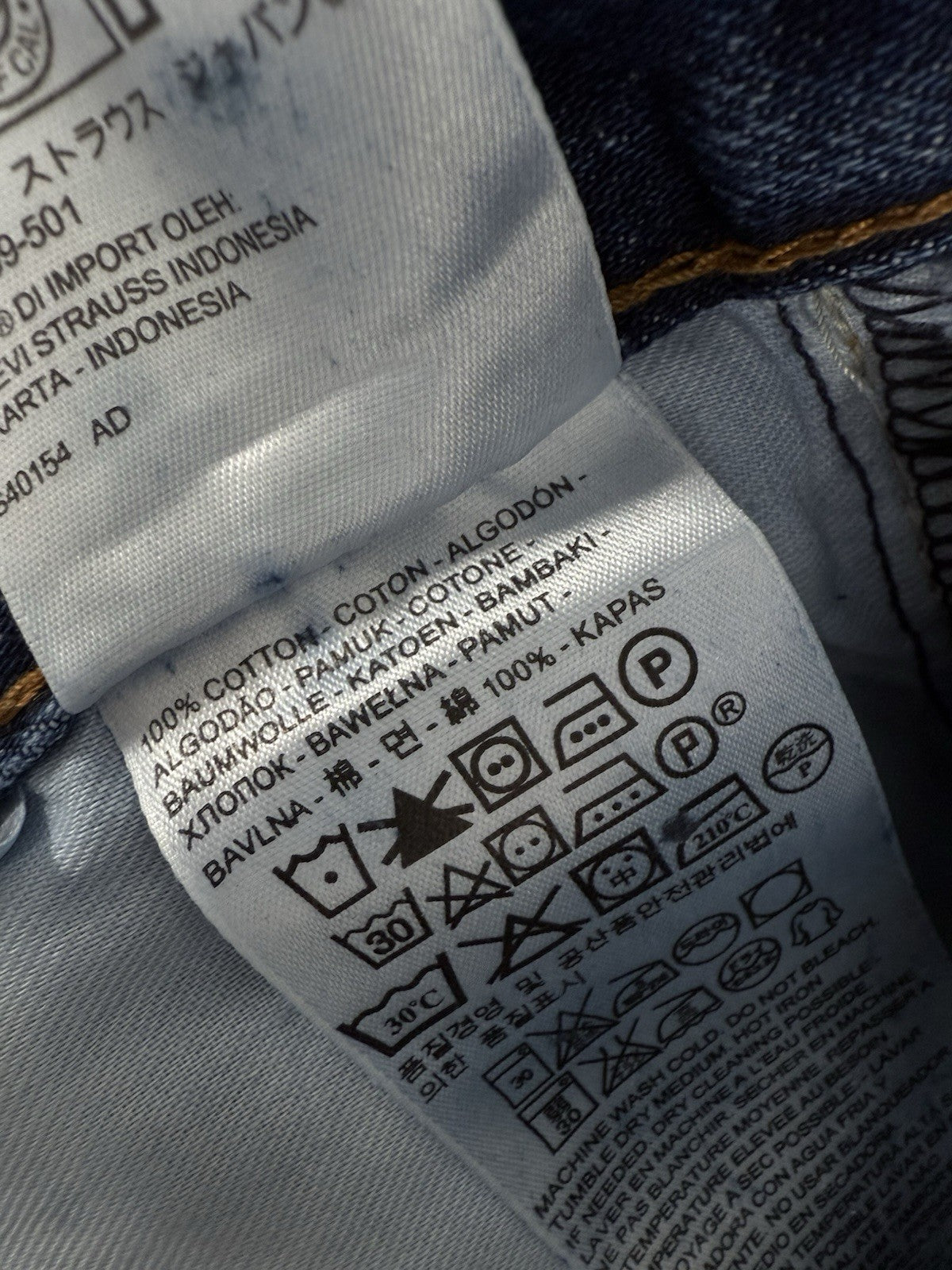 Levi’s 550 Jeans 36x35 Men’s Blue Levis Tapered Denim - DAD DENIM